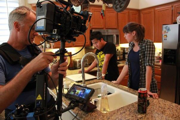 Beth Gallagher filming M.I.A.