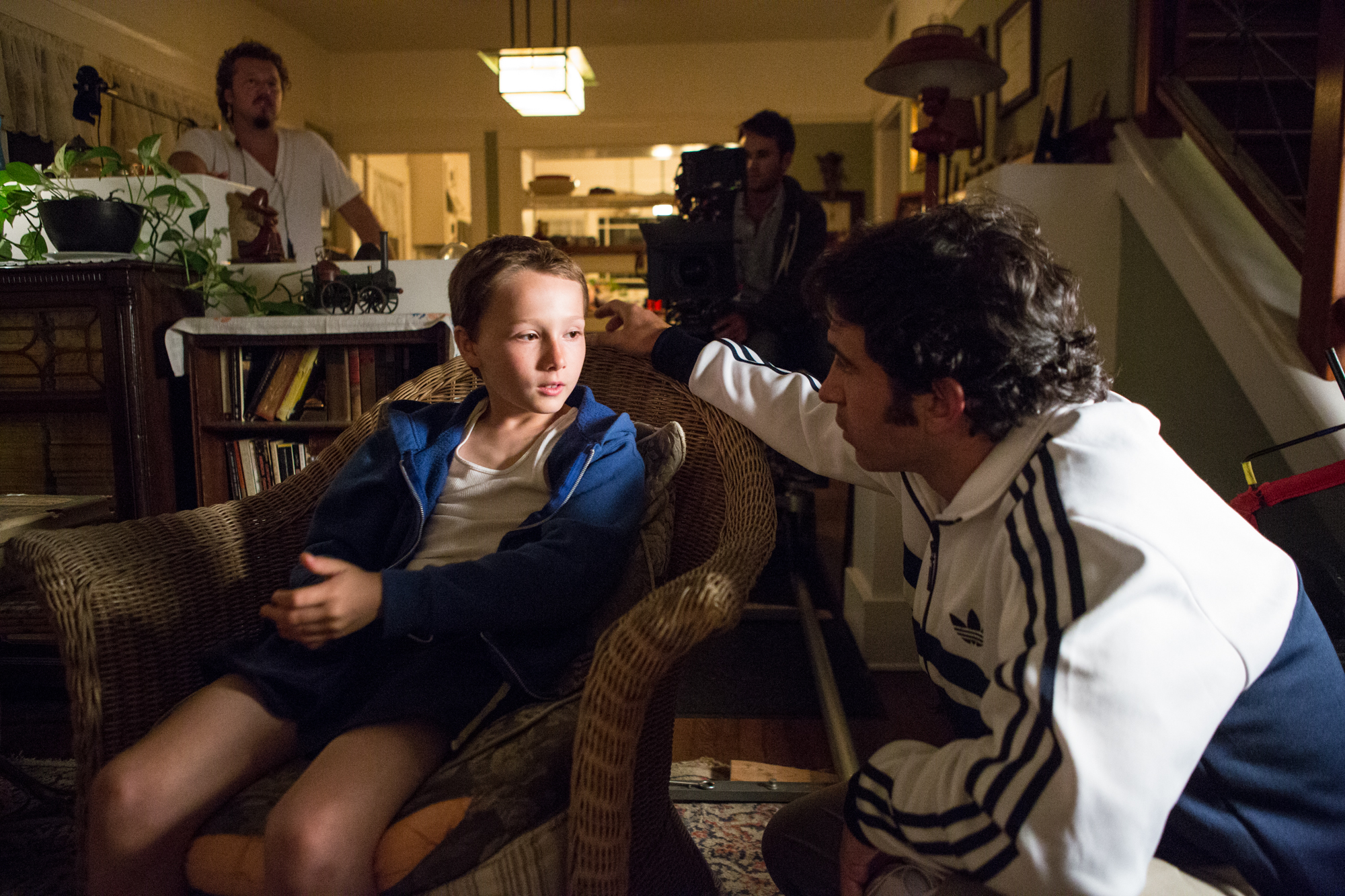 Chris Messina directing Skylar Gaertner in Alex of Venice