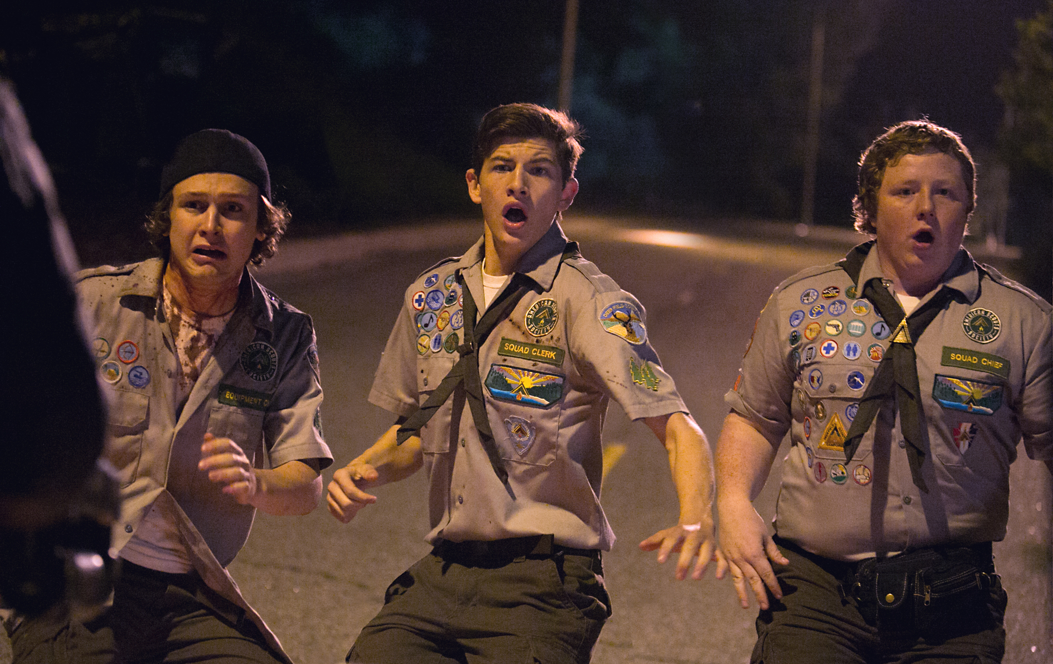 Still of Logan Miller, Tye Sheridan and Joey Morgan in Skautai pries zombius (2015)