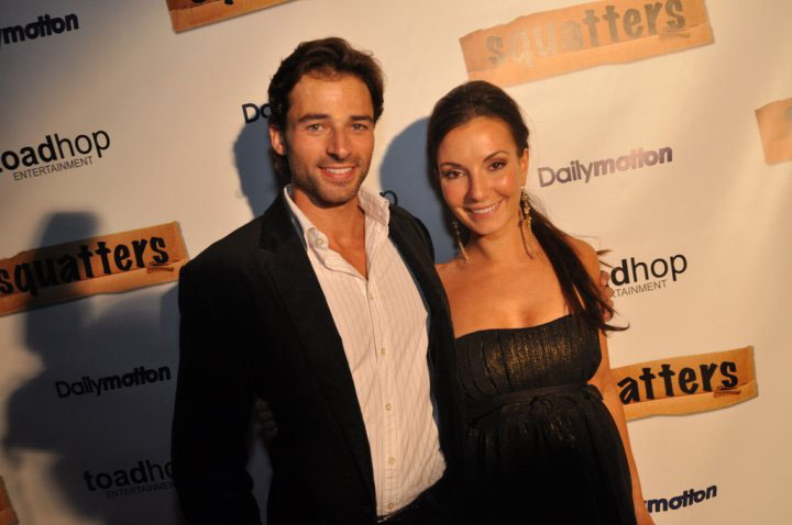 Still from Squatters premiere with Cooper Harris