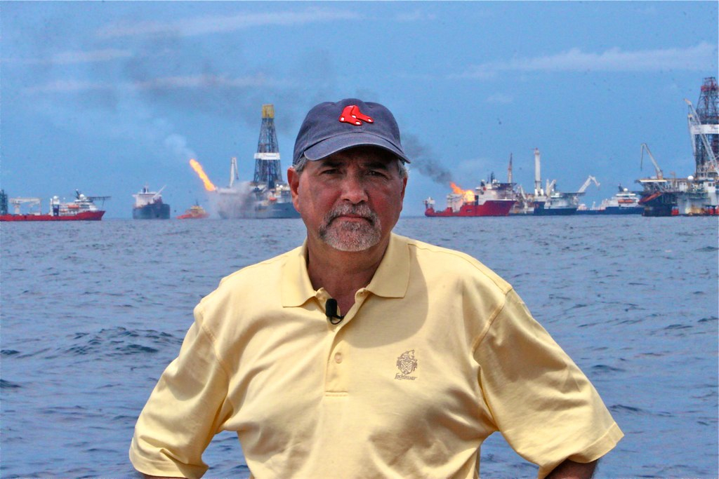 Bob Cavnar at the Deepwater Horizon site