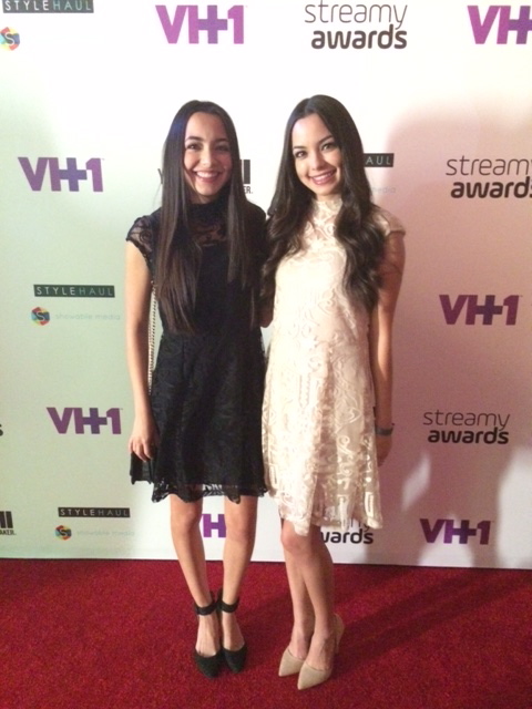 Vanessa Merrell and Veronica Merrell at event of Streamy Awards (2015)