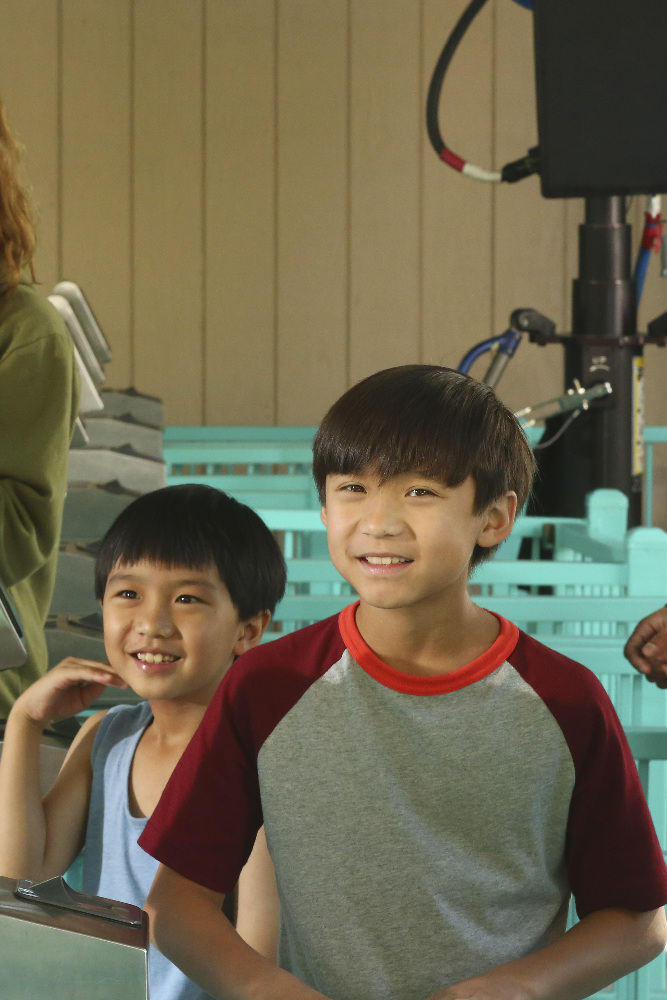 Still of Forrest Wheeler and Ian Chen in Fresh Off the Boat (2015)