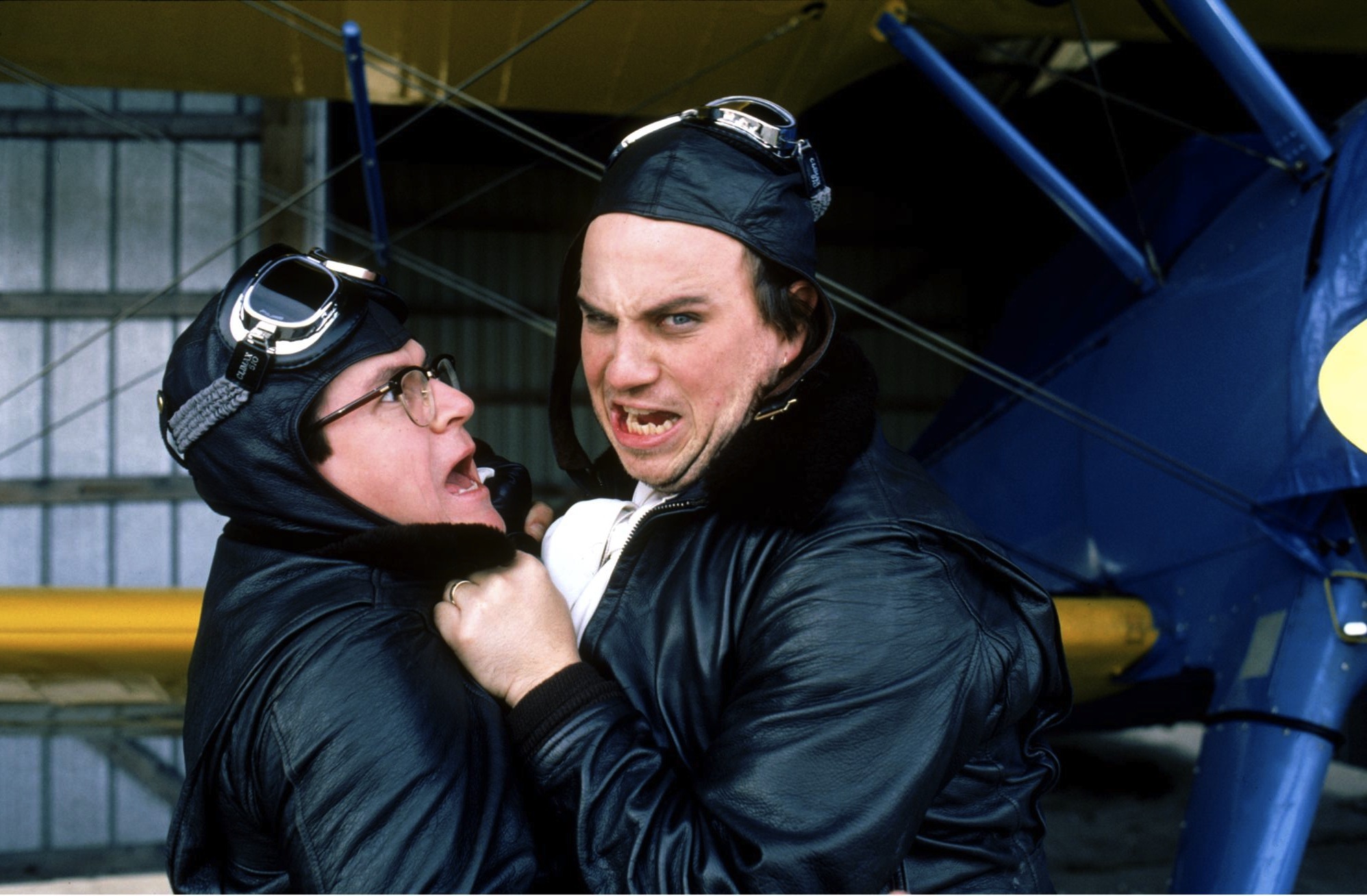 Still of Bobcat Goldthwait and Tim Kazurinsky in Police Academy 4: Citizens on Patrol (1987)