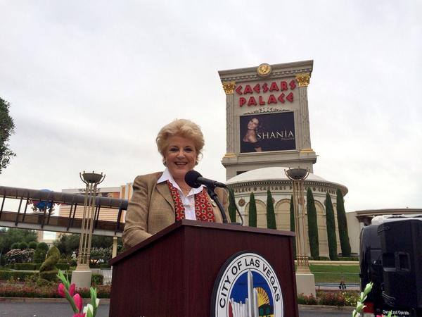 Phillip A Hall III & Las Vegas Mayor Carolyn Goodman. On The Set Of Hells Kitchen More At The Mayors Twitter At www.twitter.com/mayoroflasvegas