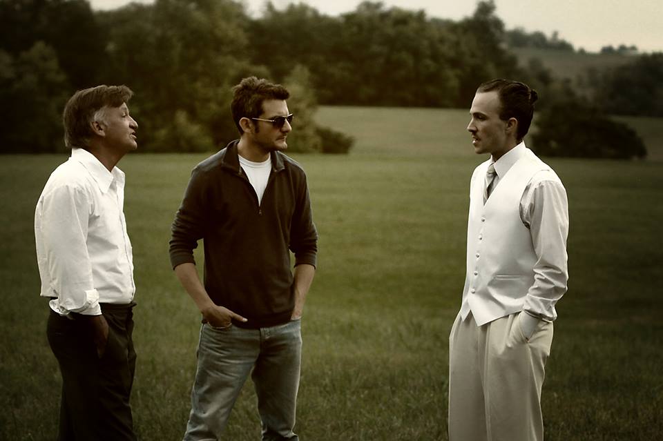 Mike Seely, John A. Coulter and Paul Louis Harrell on set of The Old Winter.