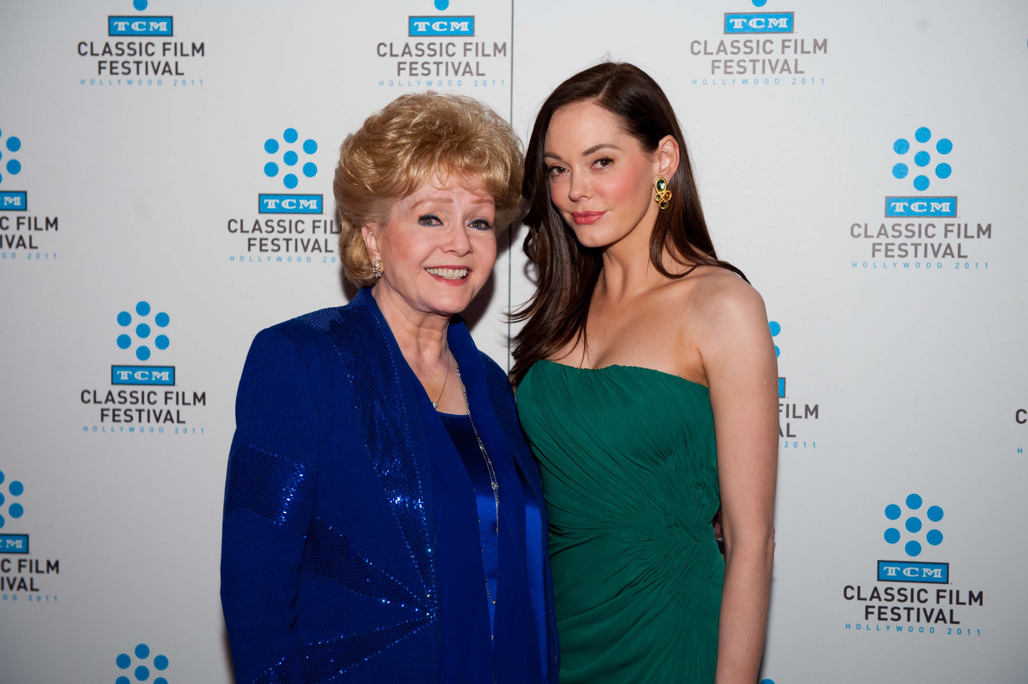 Rose McGowan and Debbie Reynolds