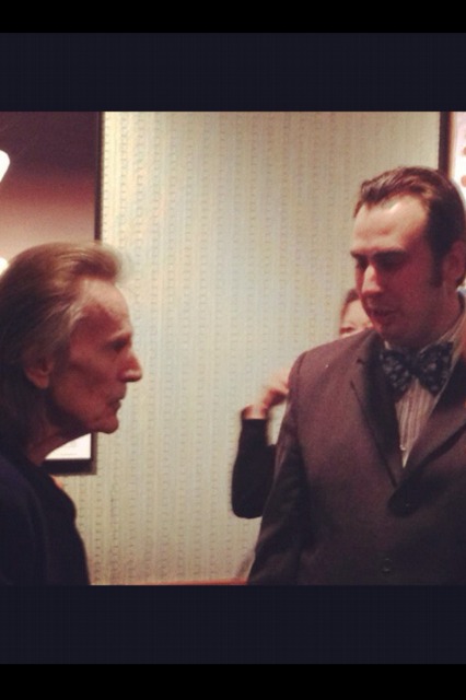 Gordon Lightfoot and Frank after a show.