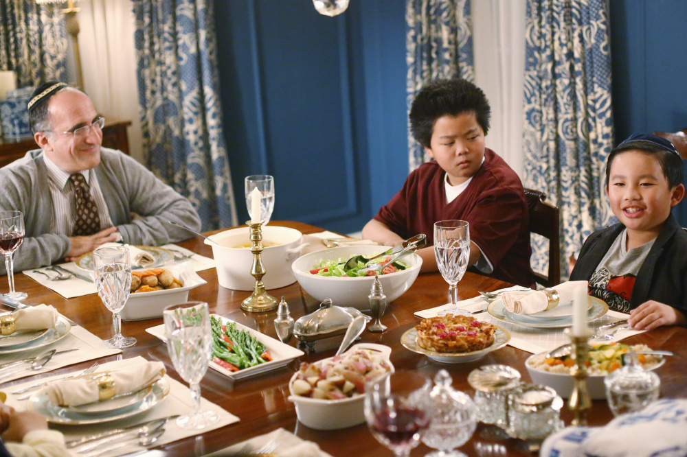 Still of Bob Glouberman, Paul Scheer, Albert Tsai and Hudson Yang in Fresh Off the Boat (2015)