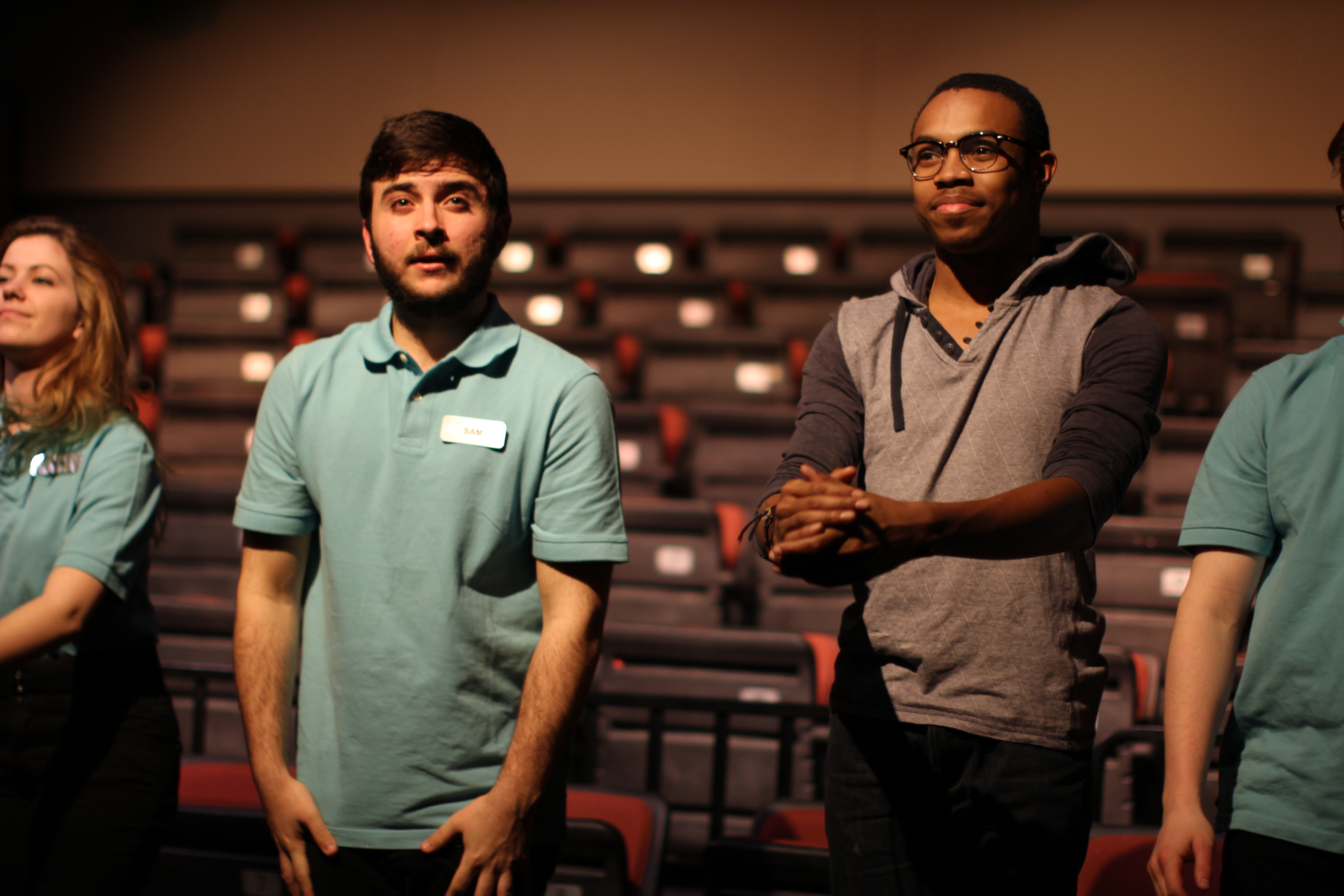 Eric Myrick as Avery in the 2014 Pulitzer Prizer winning play The Flick by Annie Baker.