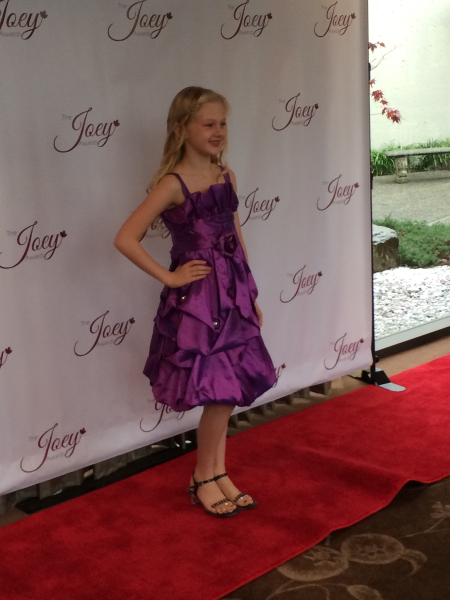 Walking the RED CARPET at The Joey Awards 2015 in Vancouver.