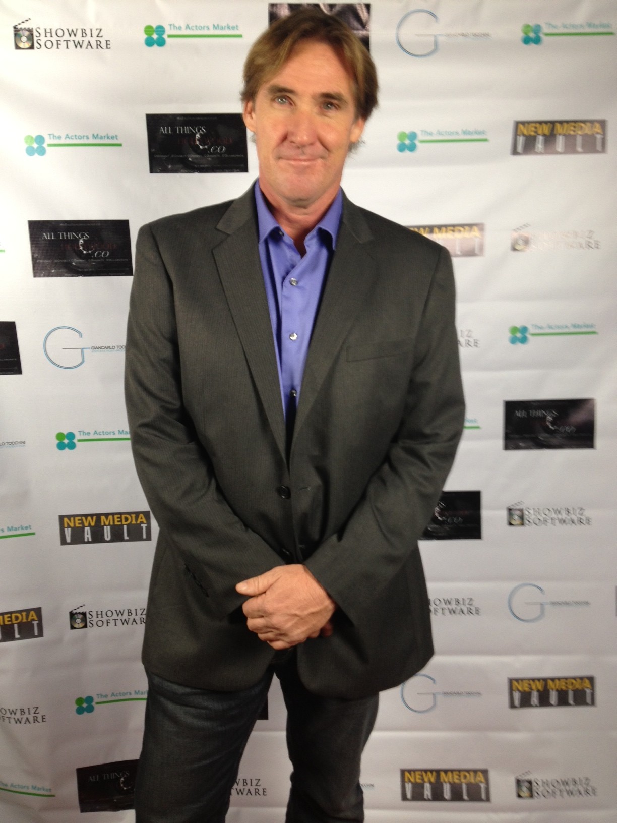 Joseph Wilson at New Media Red carpet event