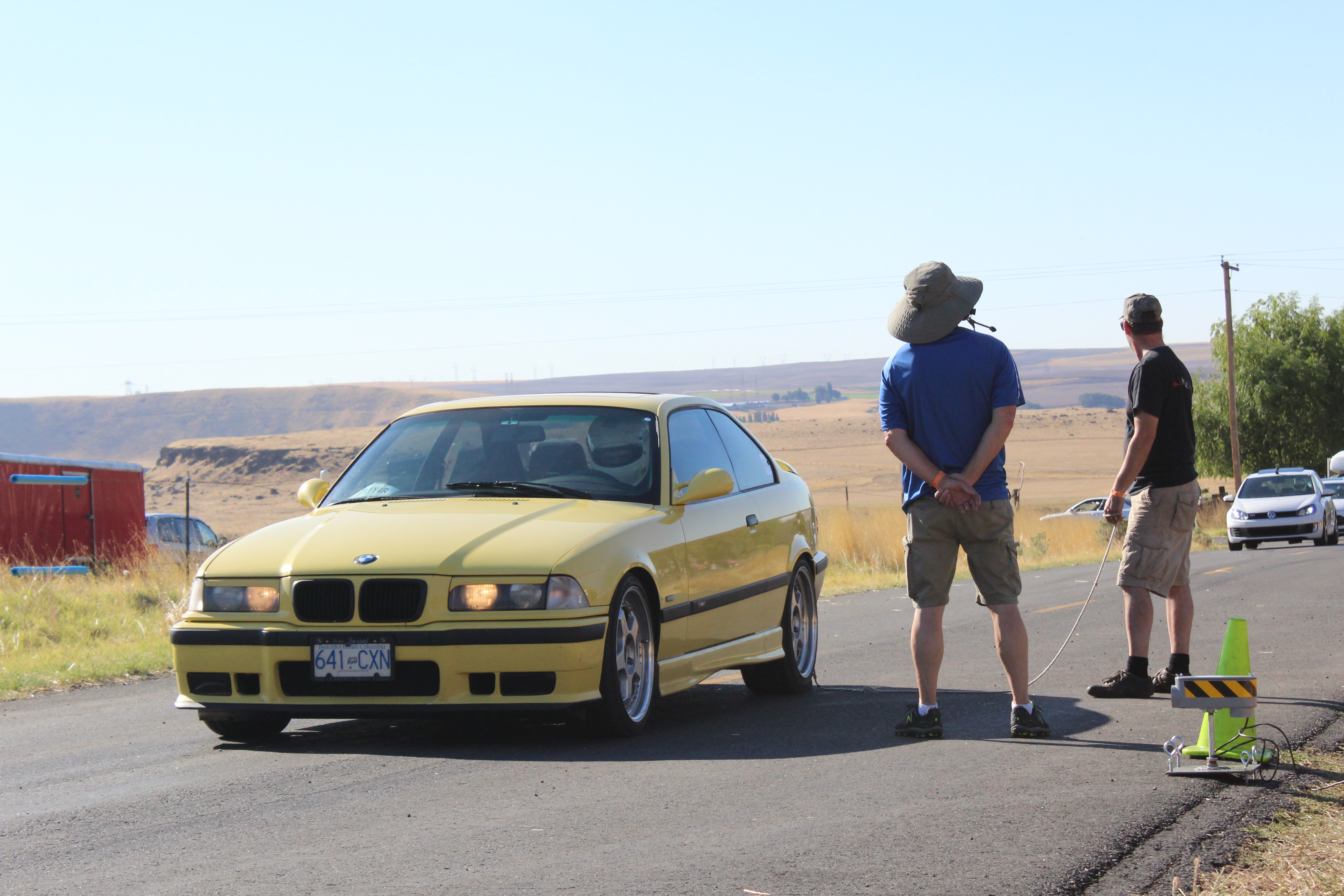 Starting line, Maryhill Hillclimb.