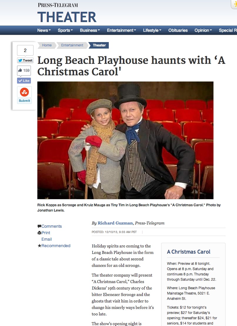Theater Review Long Beach Press Telegram