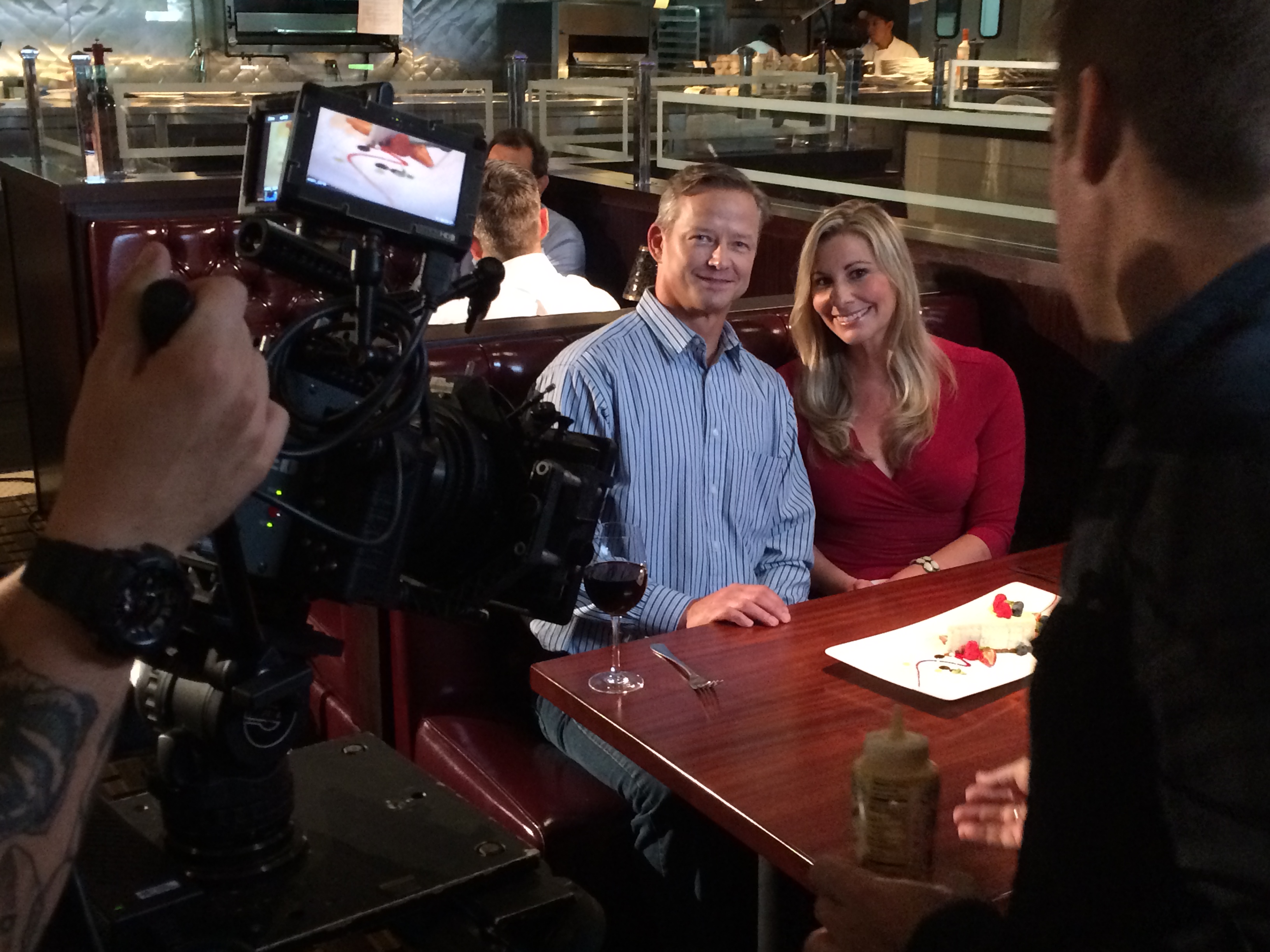 Madison's restaurant shoot with Rhonda Castagna.