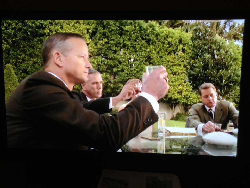 Screen shot from Magic City with Gary Timmons and ?