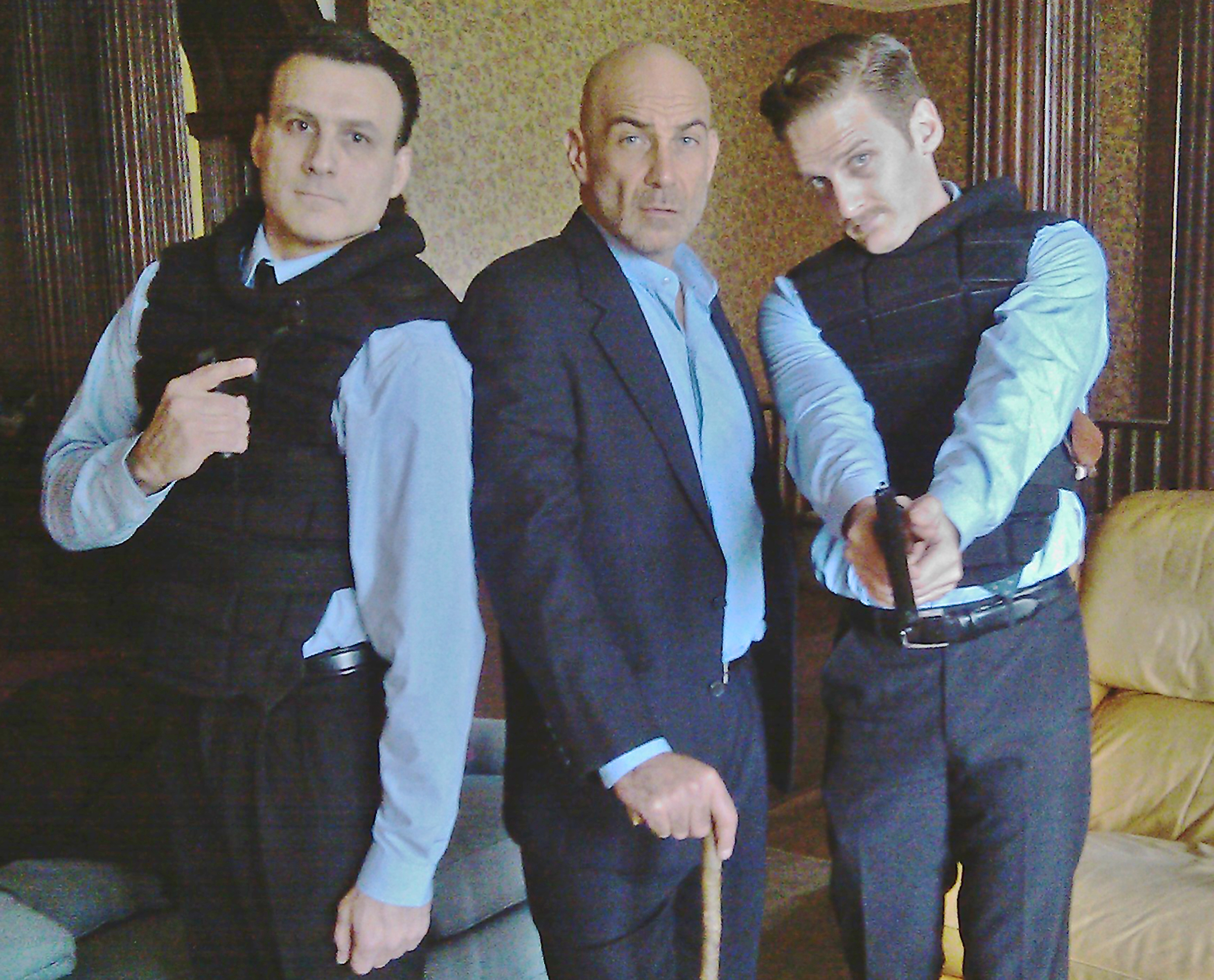 Agents Fidelio and Koldonski pose with 