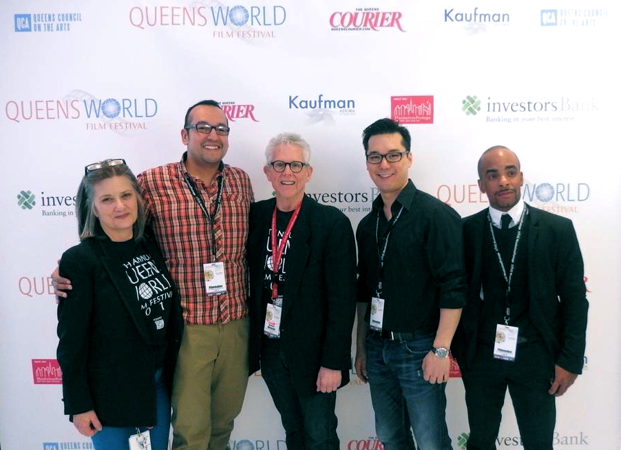 Katha Cato, Don Cato and Patrick Chen at the Queens World Film Festival (2015)