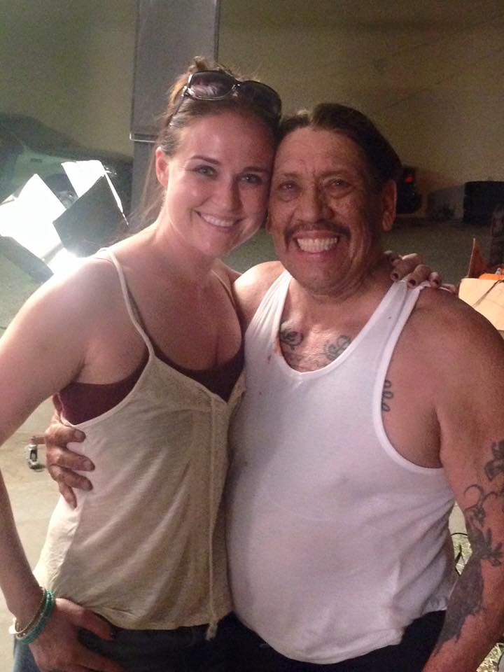 Danny Trejo and I on the set of 