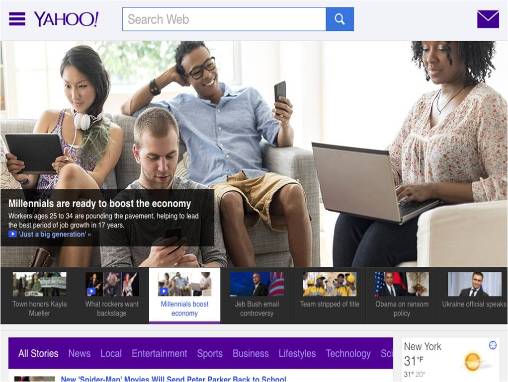 Yahoo! Front Page