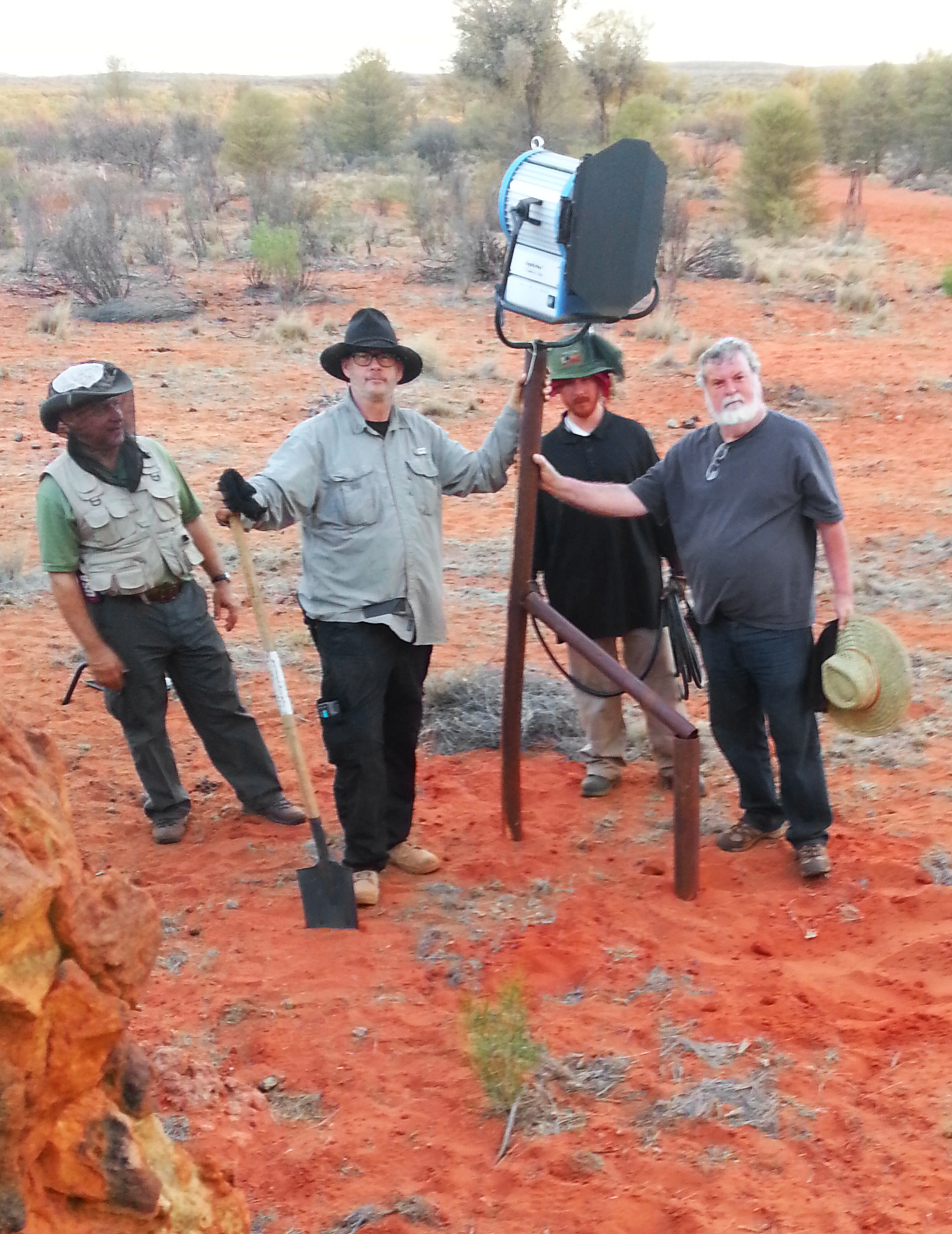 In the Australian outback with Dean Cundey A.S.C. 2013