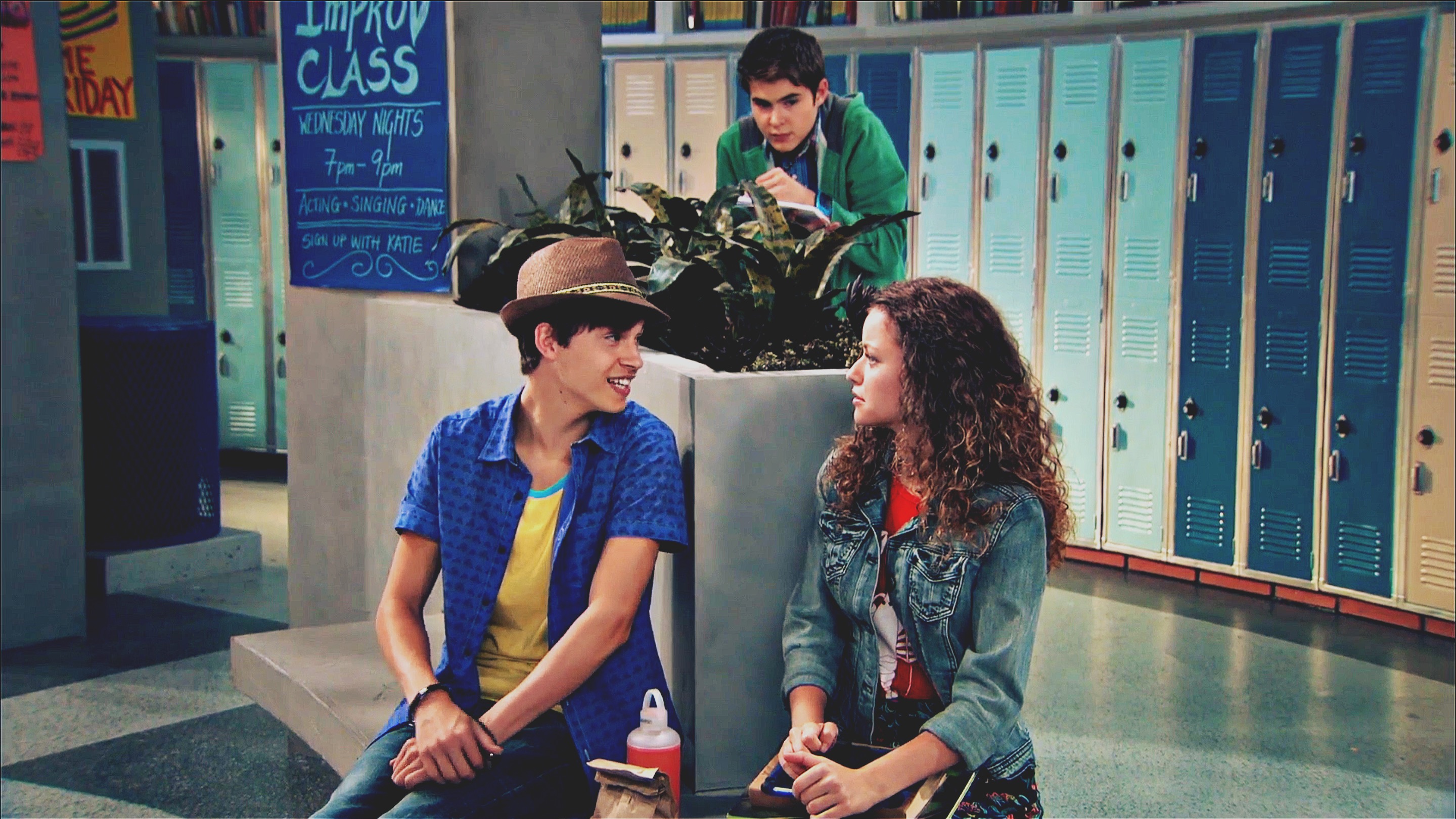 Still of Allyson Nicole Jones with Ricky Garcia & Gus Kamp on Best Friends Whenever (2015)