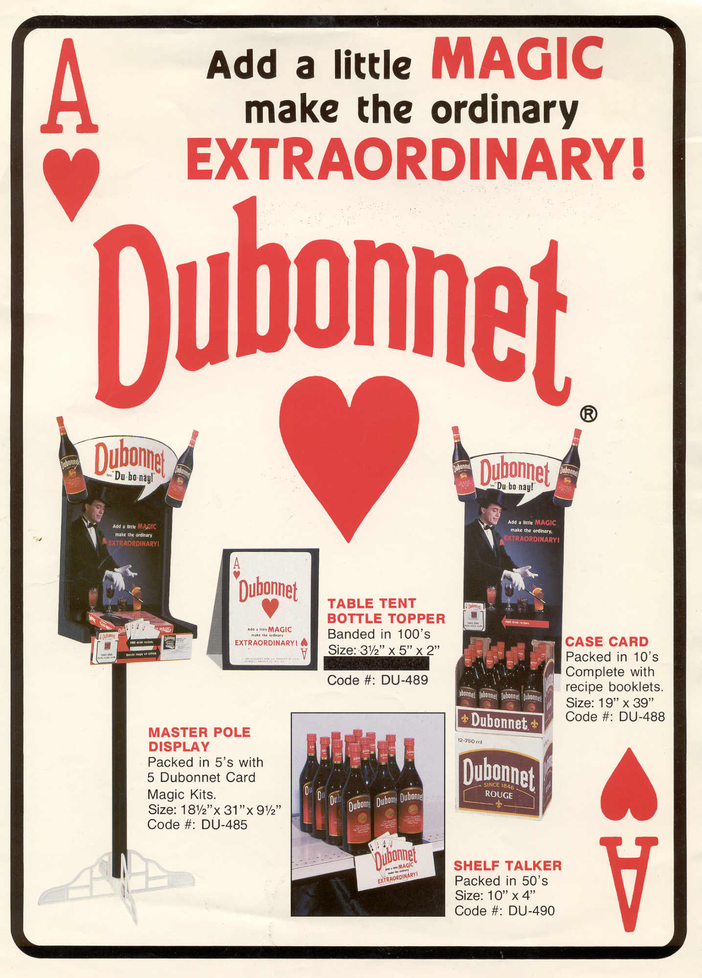 Dubonnet One Sheet