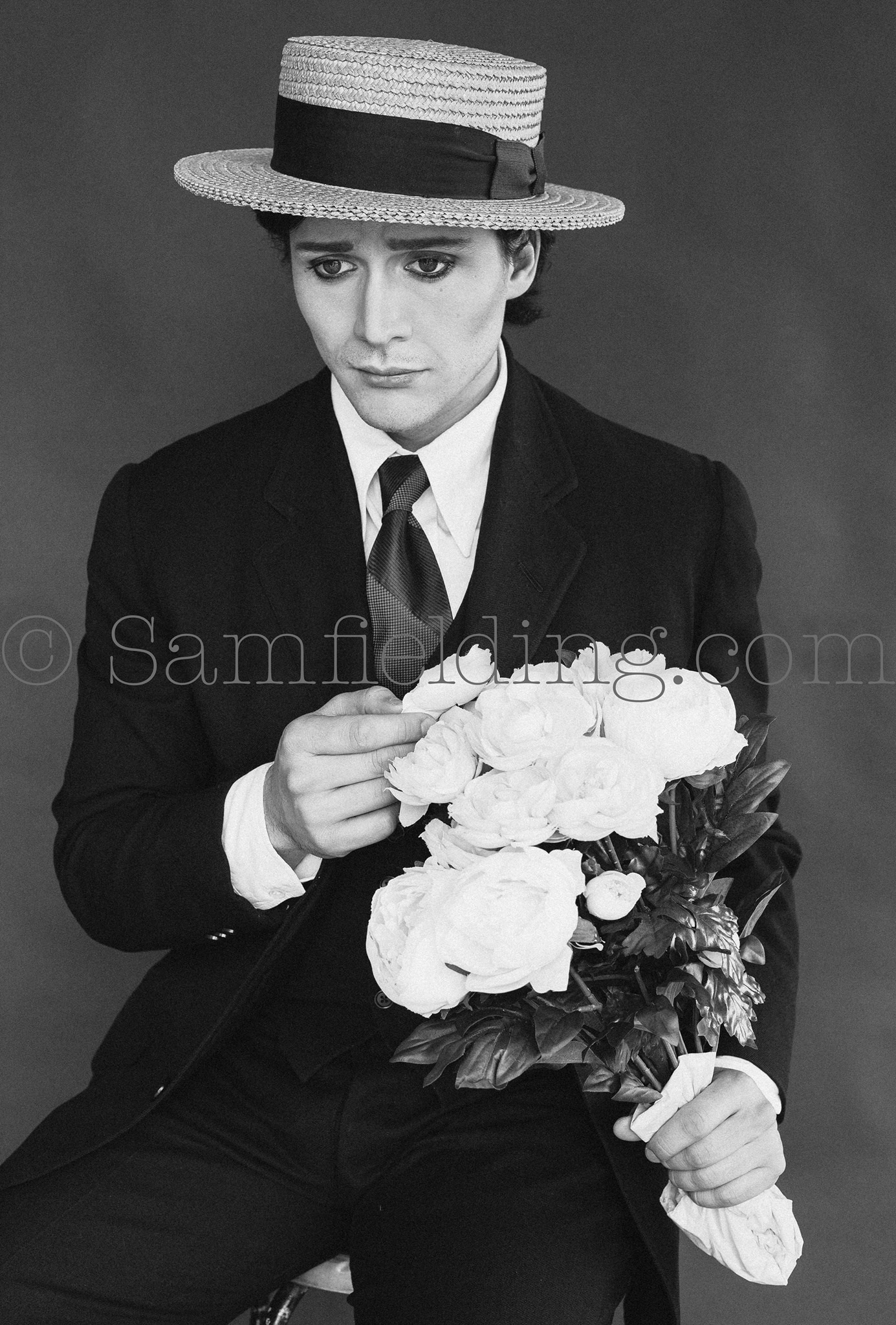 David as Buster Keaton