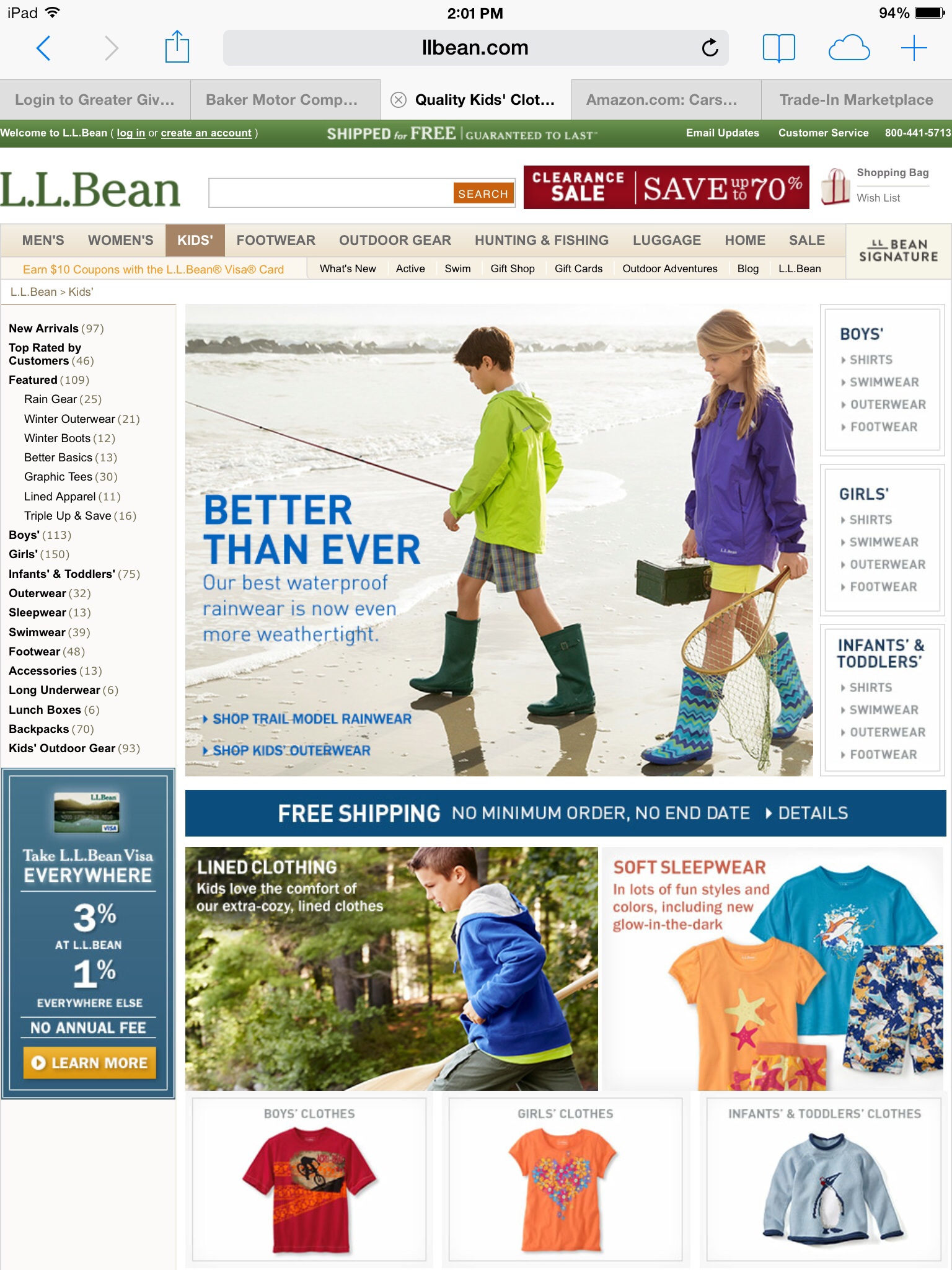 LL Bean S/S 2014