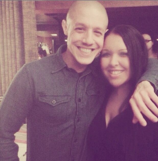 Stephanie McIntyre and Actor Theo Rossi at the 3rd Annual 