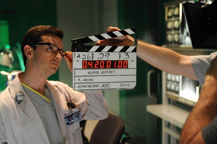 On set of House MD
