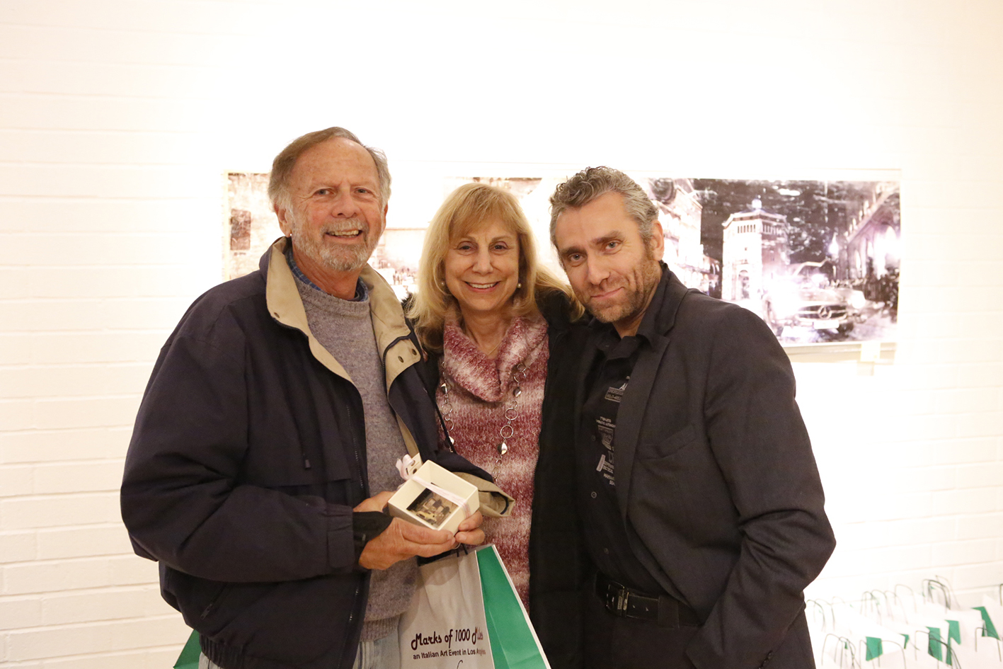 Dennis G. Wilder, his wife Joan and Max Leonida