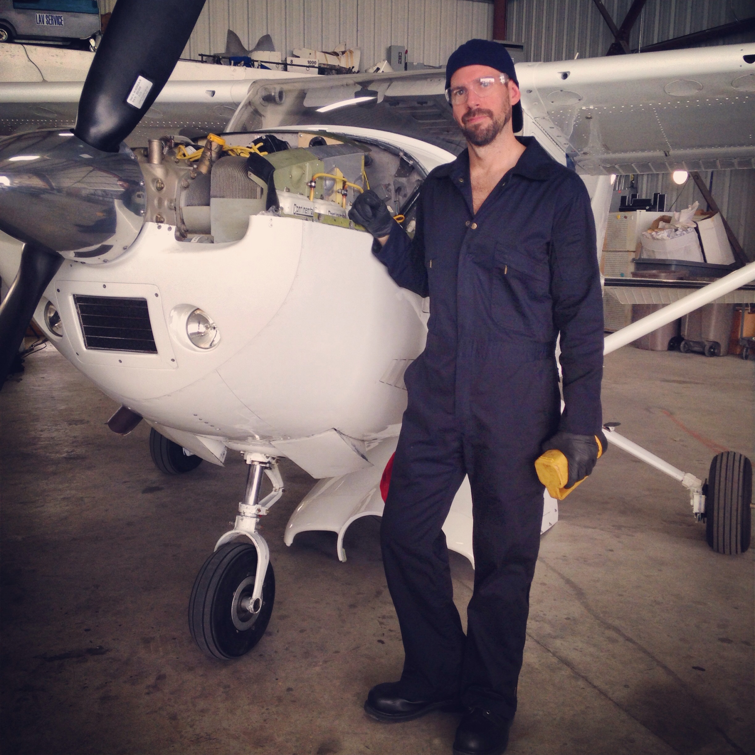 Airplane mechanic on Graceland