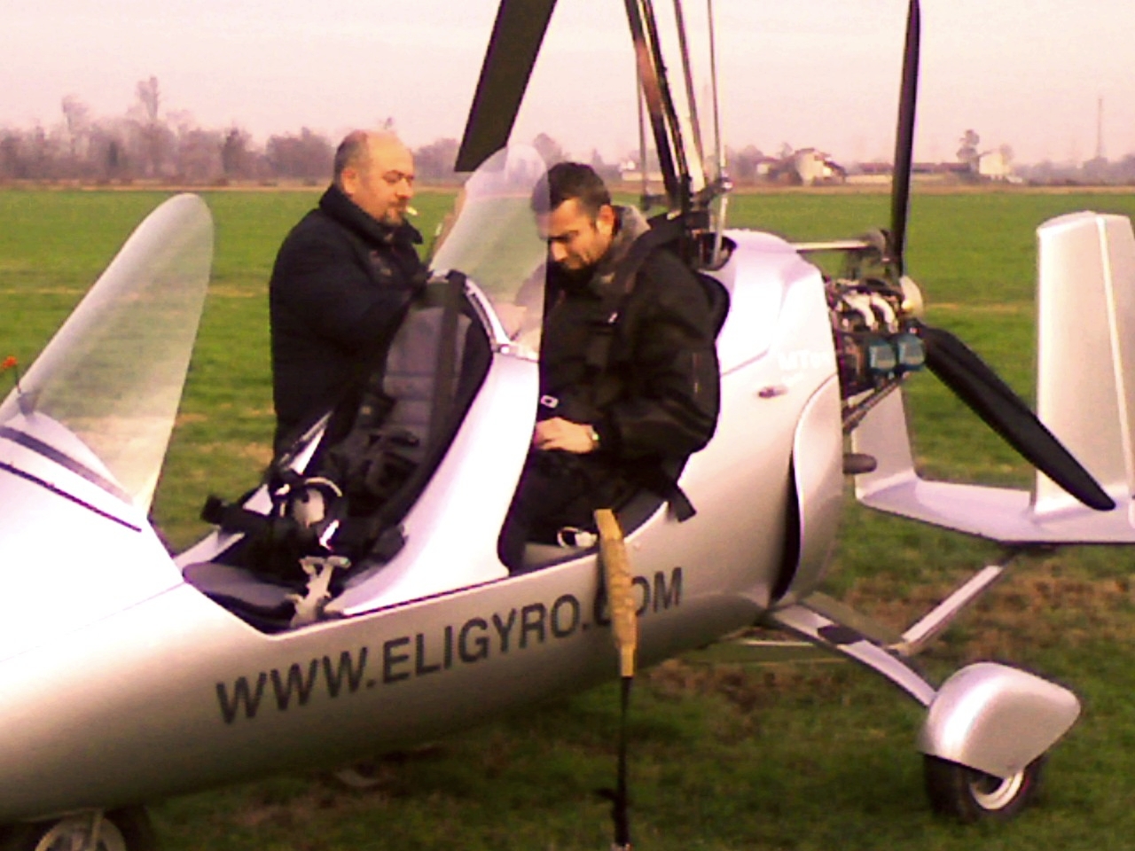 film director Max Leonida, during an aereal shooting.