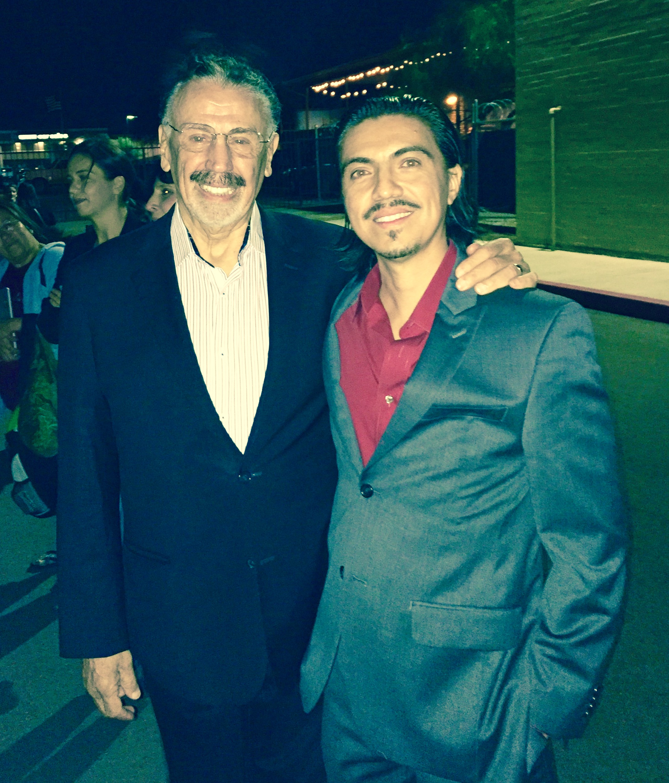 With a great inspiration of mine, the talented actor and director Alfonso Arau.