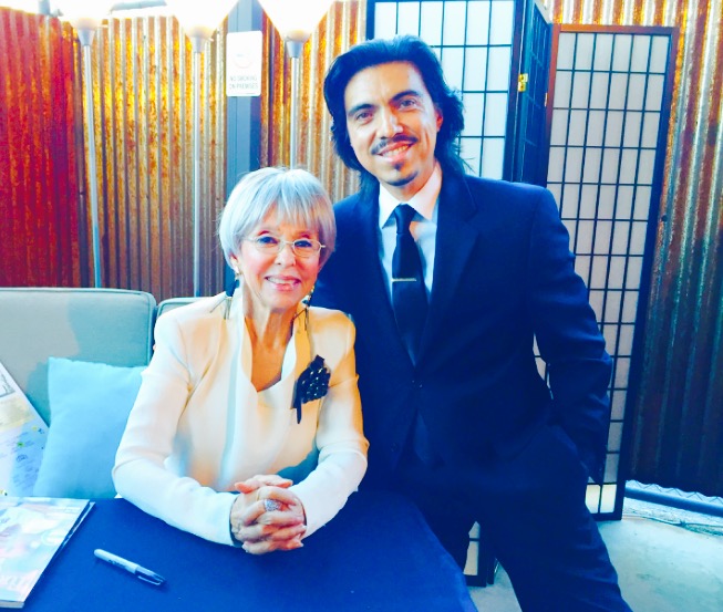 With the lovely and talented Rita Moreno