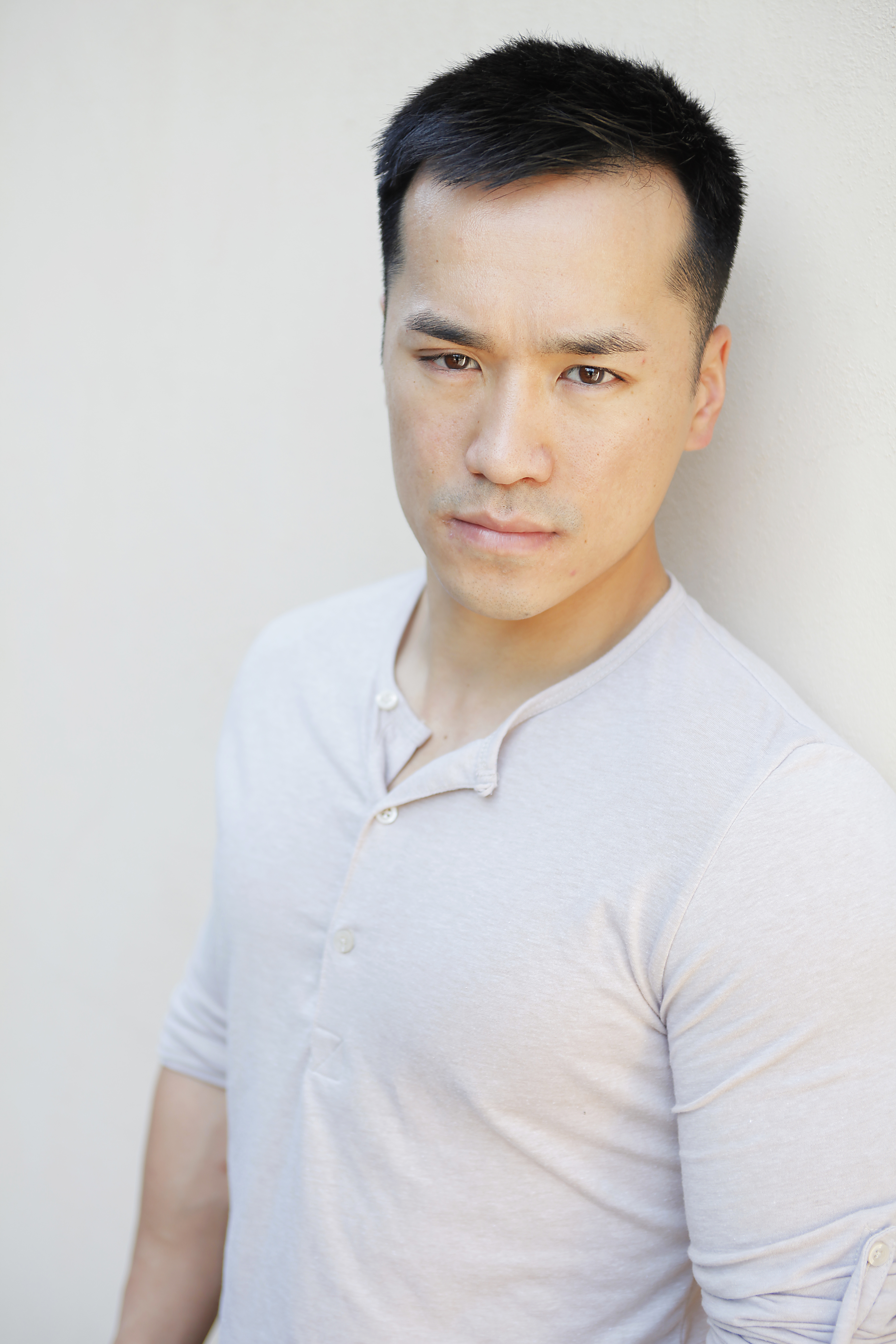 Actor David T. Nguyen posing for his head shots. He is an upcoming indie actor out of Houston, Tx. David has experience in t.v, short films & indie films as features.
