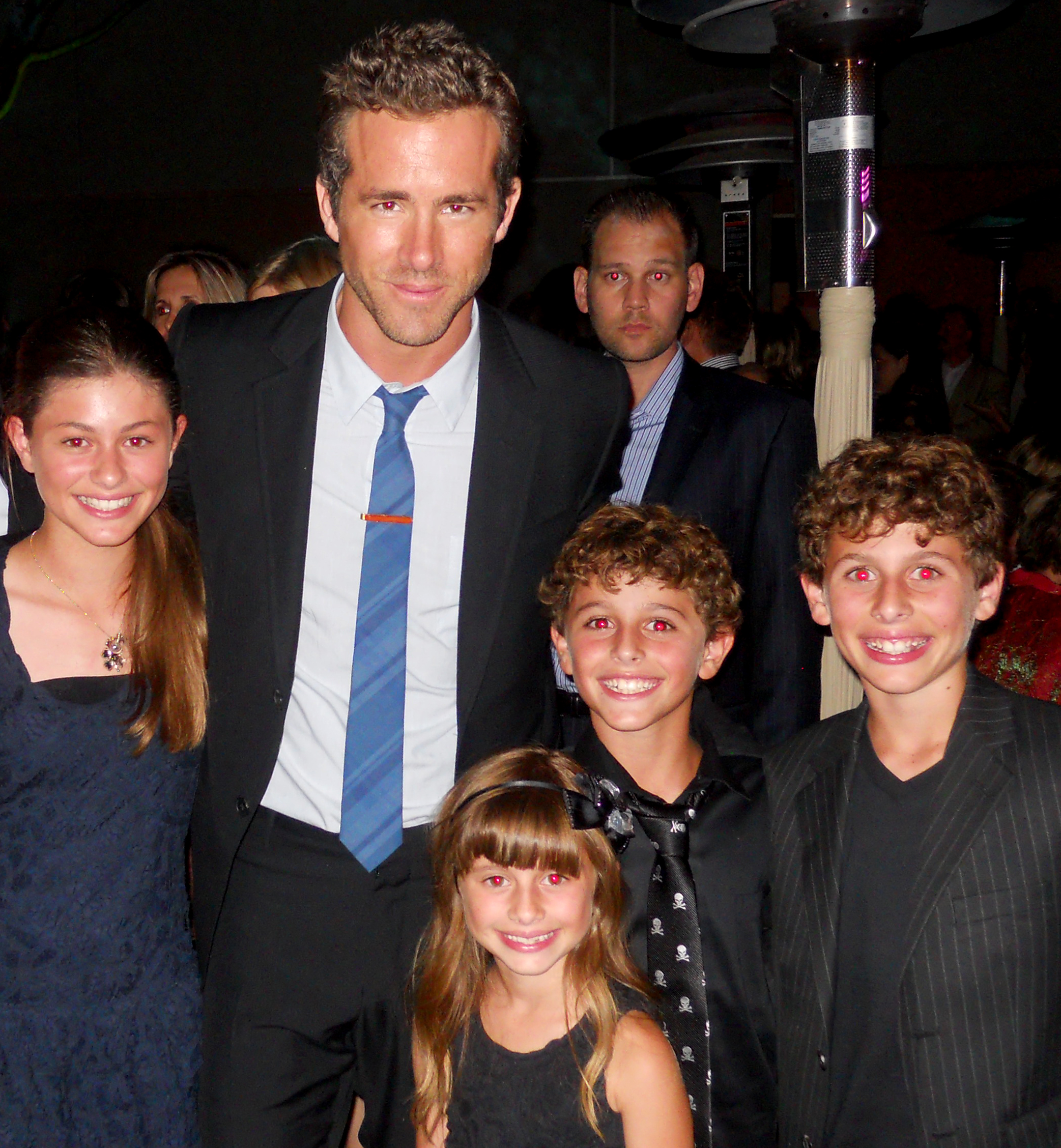 Taylor Rouviere, Ryan Reynolds, Sydney Rouviere, Koby Rouviere and Zack Rouviere, Change-Up Premiere (2011)
