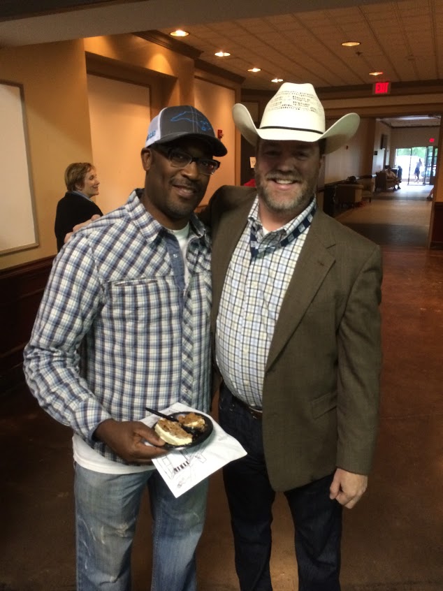 On the set of The Longest Ride with director George Tillman, Jr. August 9, 2014