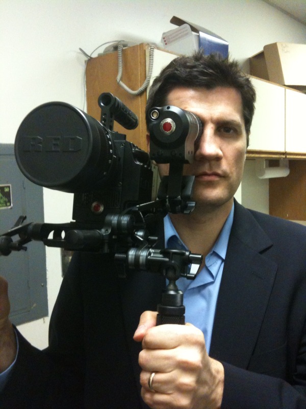 Frederic Lumiere feeling the RED EPIC.