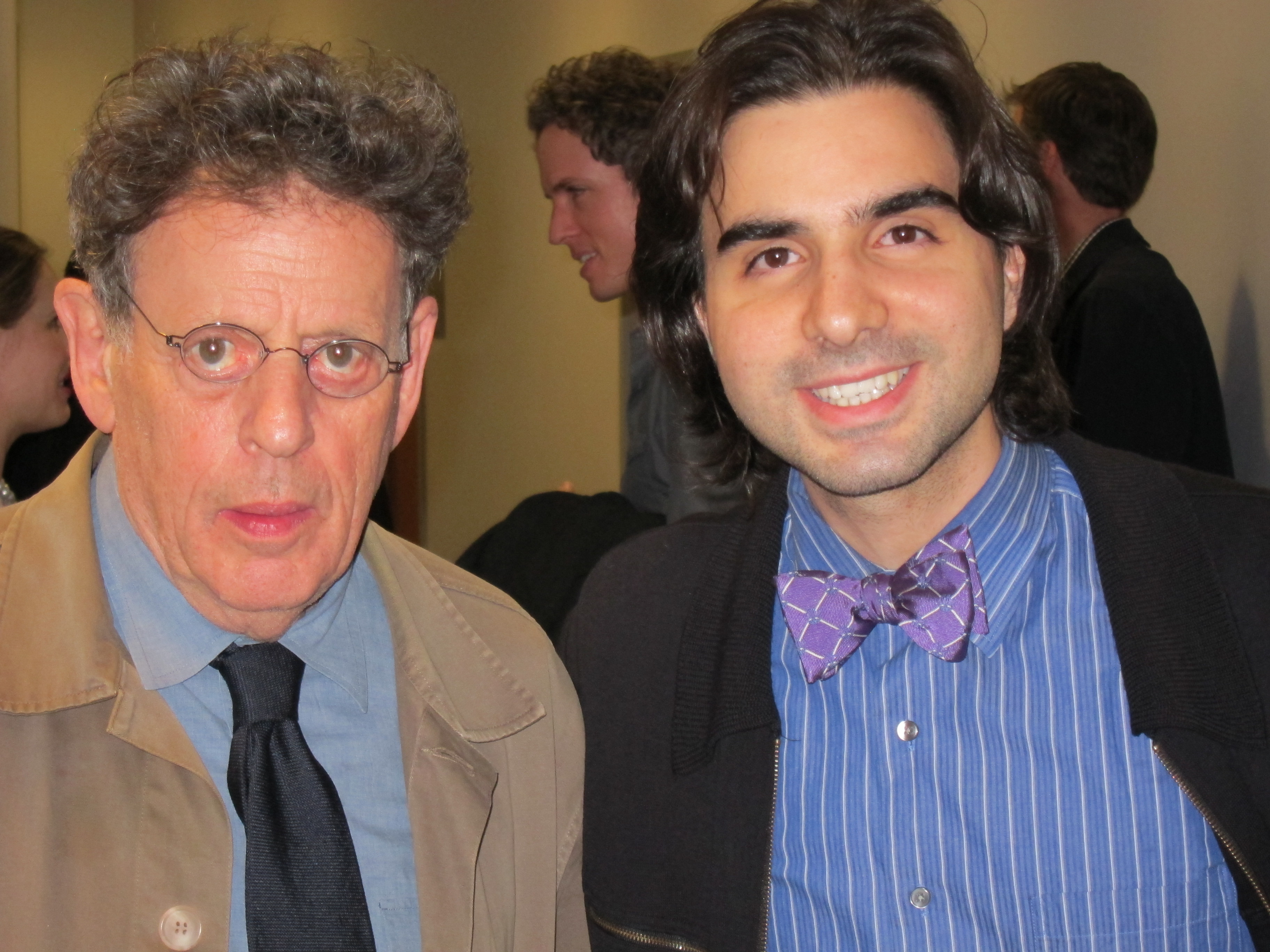 with Philip Glass