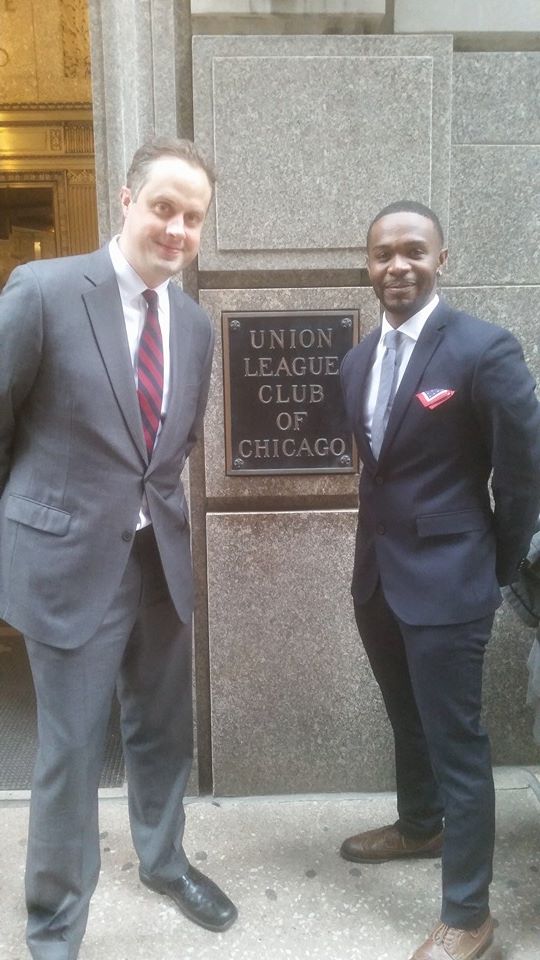 J'mme Love with Jeff McCarter at the Union League of Chicago.