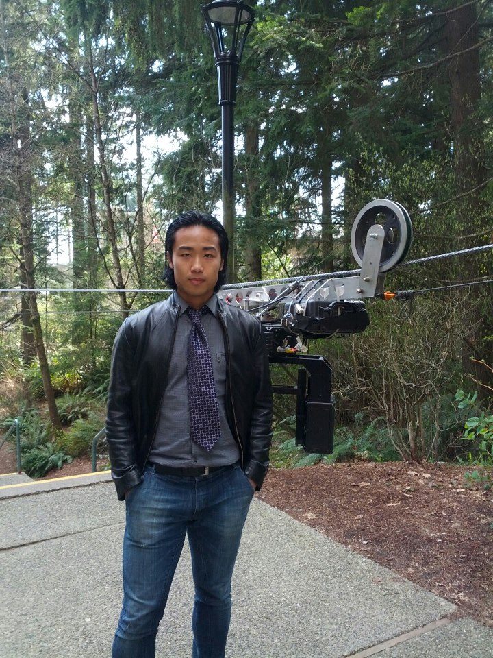 On set at Capilano University