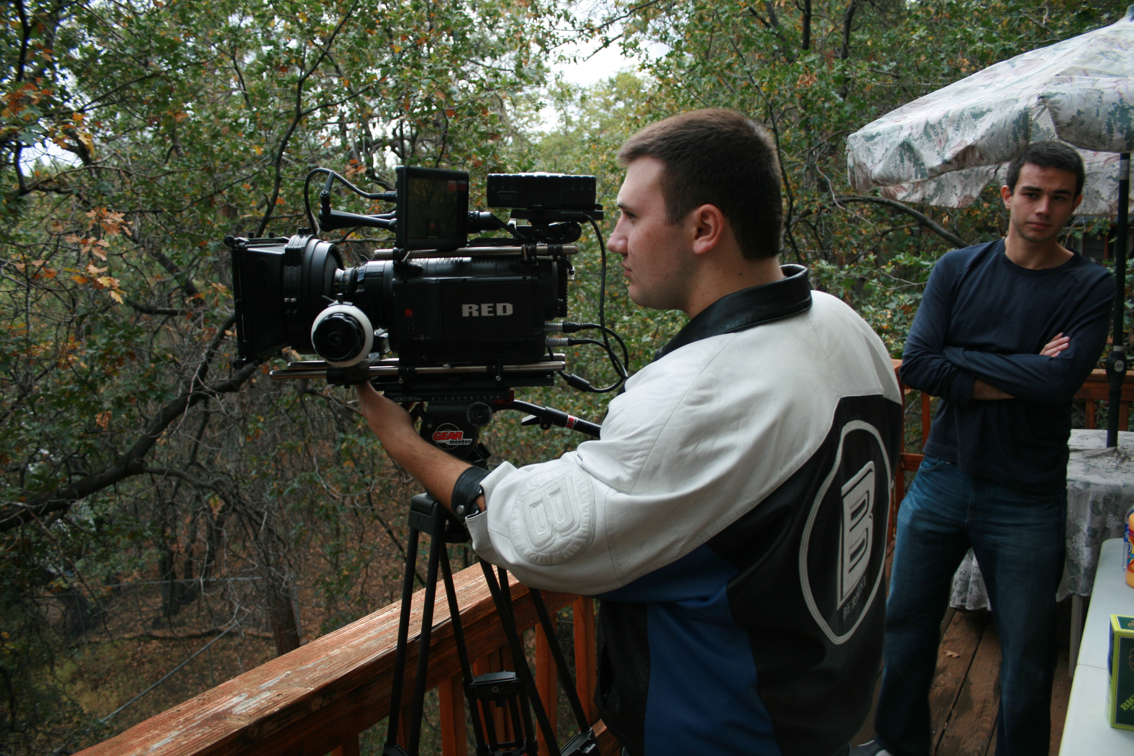 Director Michael Aloyan, on set for the WW2 period film UNTERMENSCH (2010).