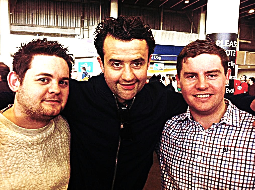 (L-R) George McDonald, Daniel Mays, Jack McDonald.