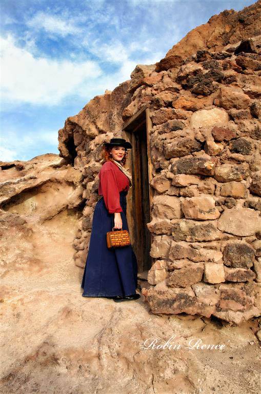 as Odessa Red, Calico Ghost Town modeling