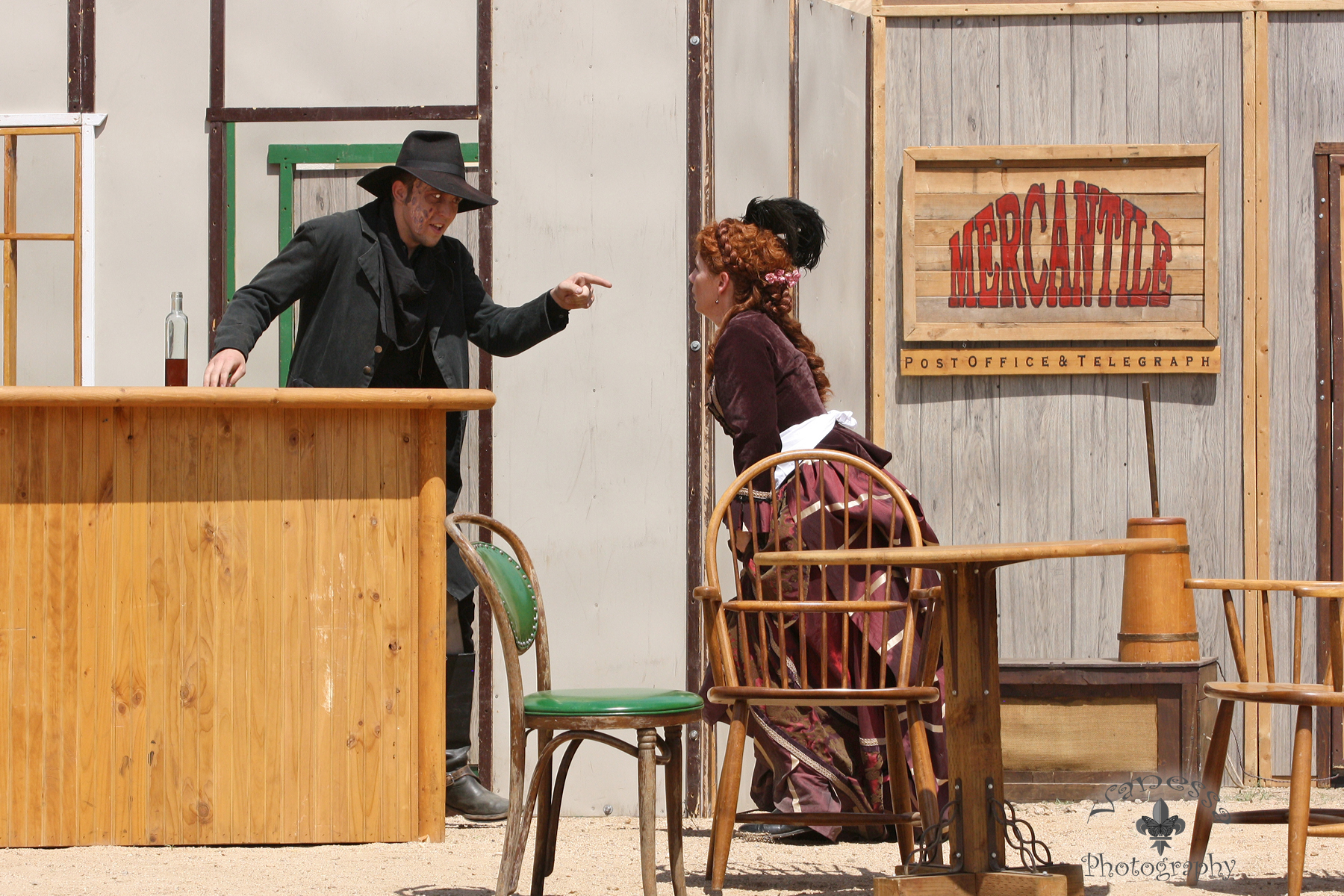 as Odessa Red Living History/Old West re-enactor..Prescott, AZ Gathering of the Gunfighters 2012