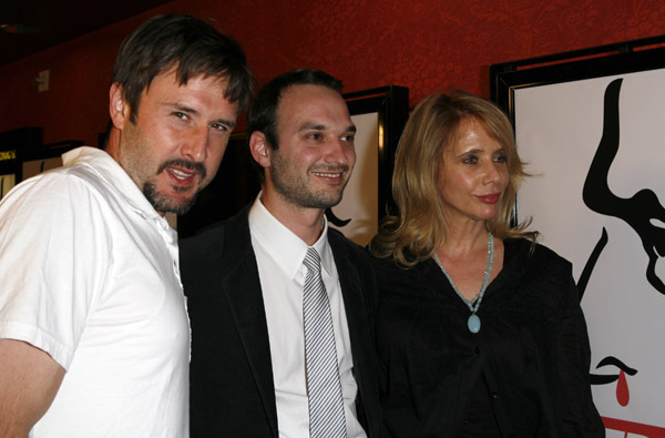 Still of David Arquette, Rosanna Arquette and Jeff Vespa in Nosebleed (2008)