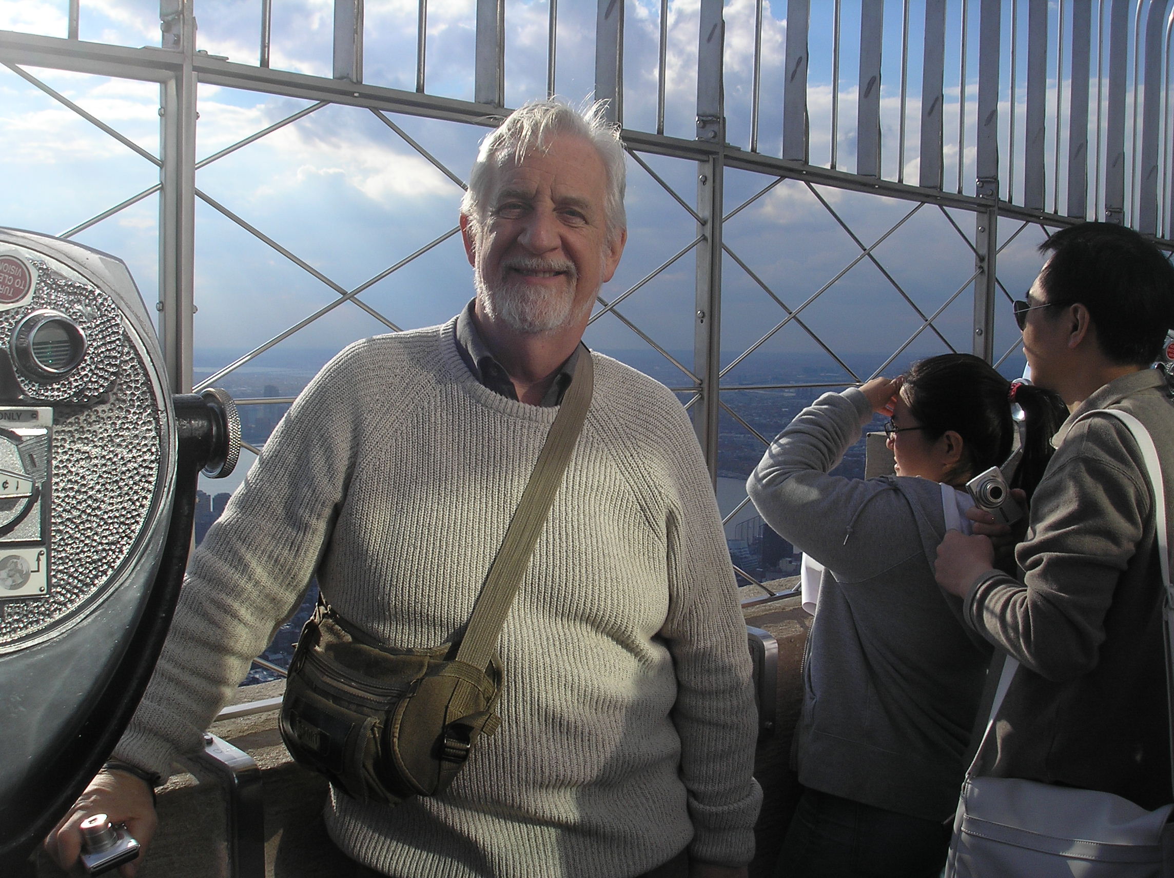 On top of the world (or, at least, the Empire StateBuilding after the launch of my novel in New York!