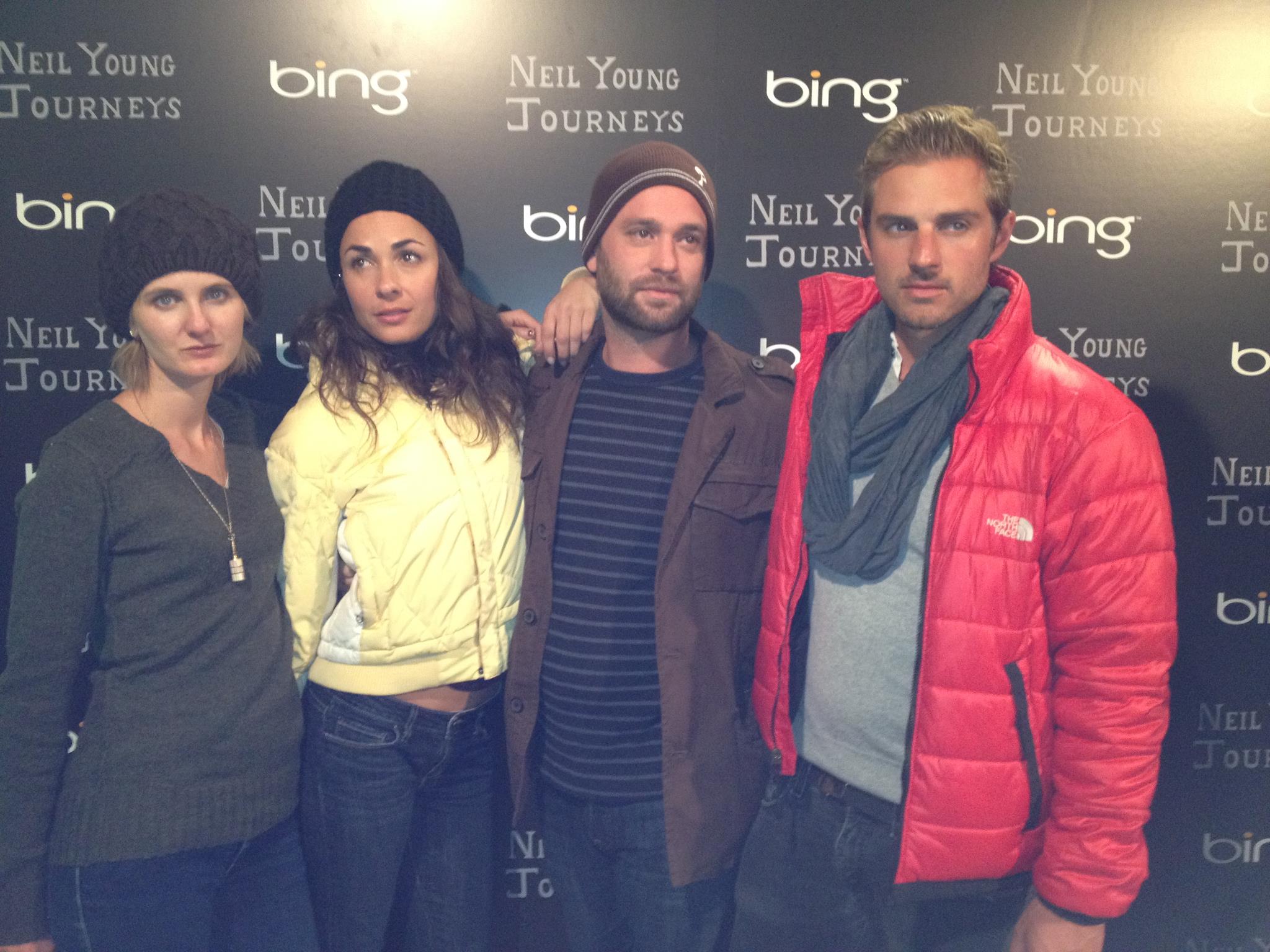 Neil Young Journeys Premiere at Slamdance, Park City with Megan Galizia, Ashely Walsh, Matthew von Manahan and Jeff Berg